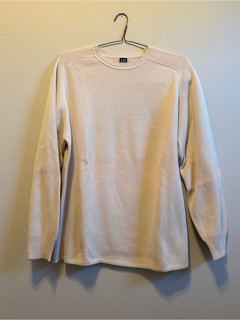 VTG 90s GAP Men’s Off-White Crewneck Sweater